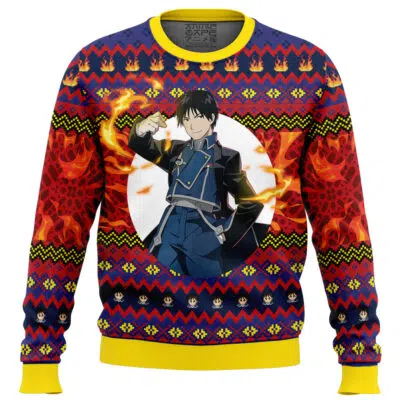 Roy Mustang Fullmetal Alchemist Ugly Christmas Sweater
