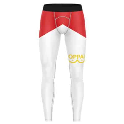 Saitama Oppai One Punch Man Compression Pants Spats