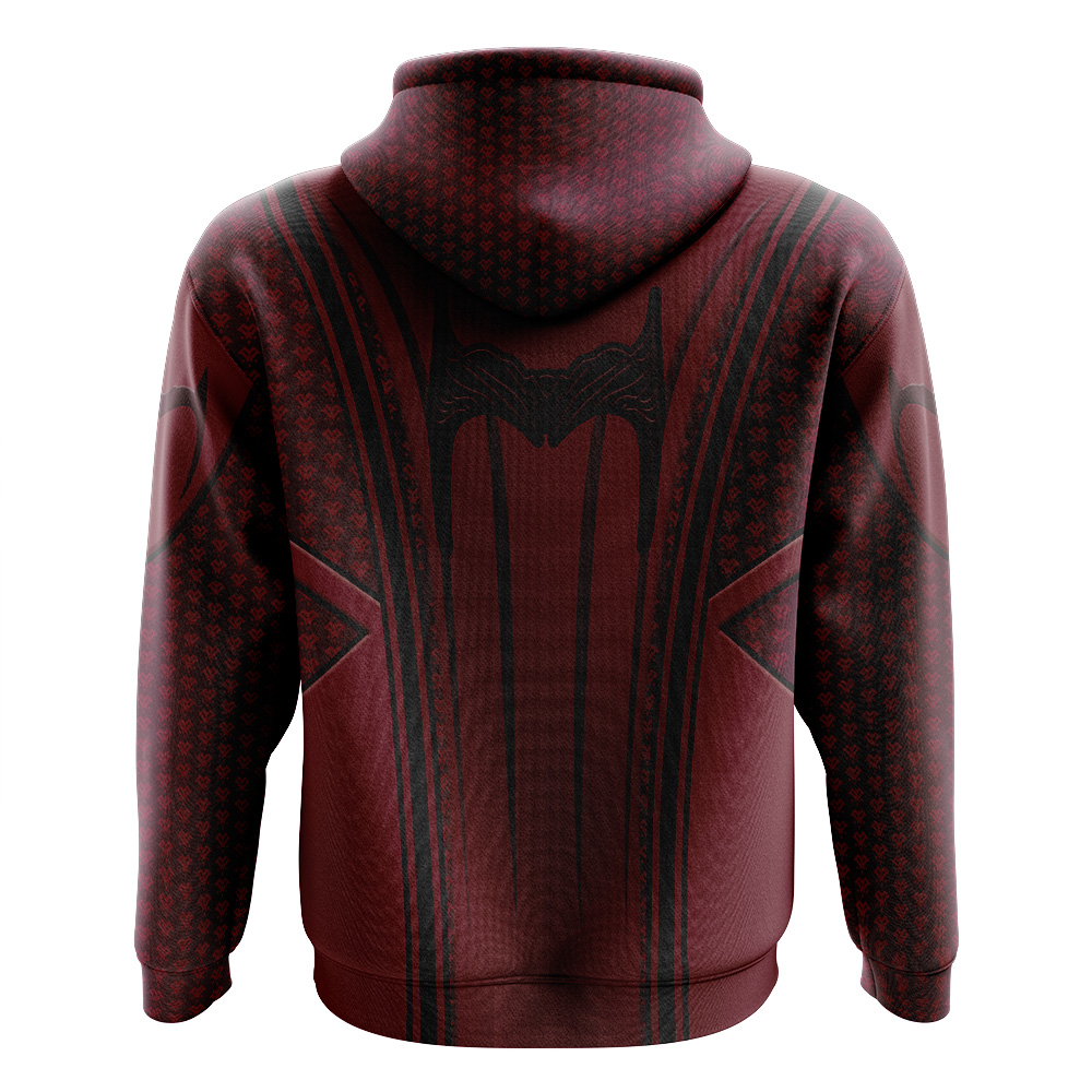 Scarlet Witch Cosplay Marvel Zip Hoodie Jacket