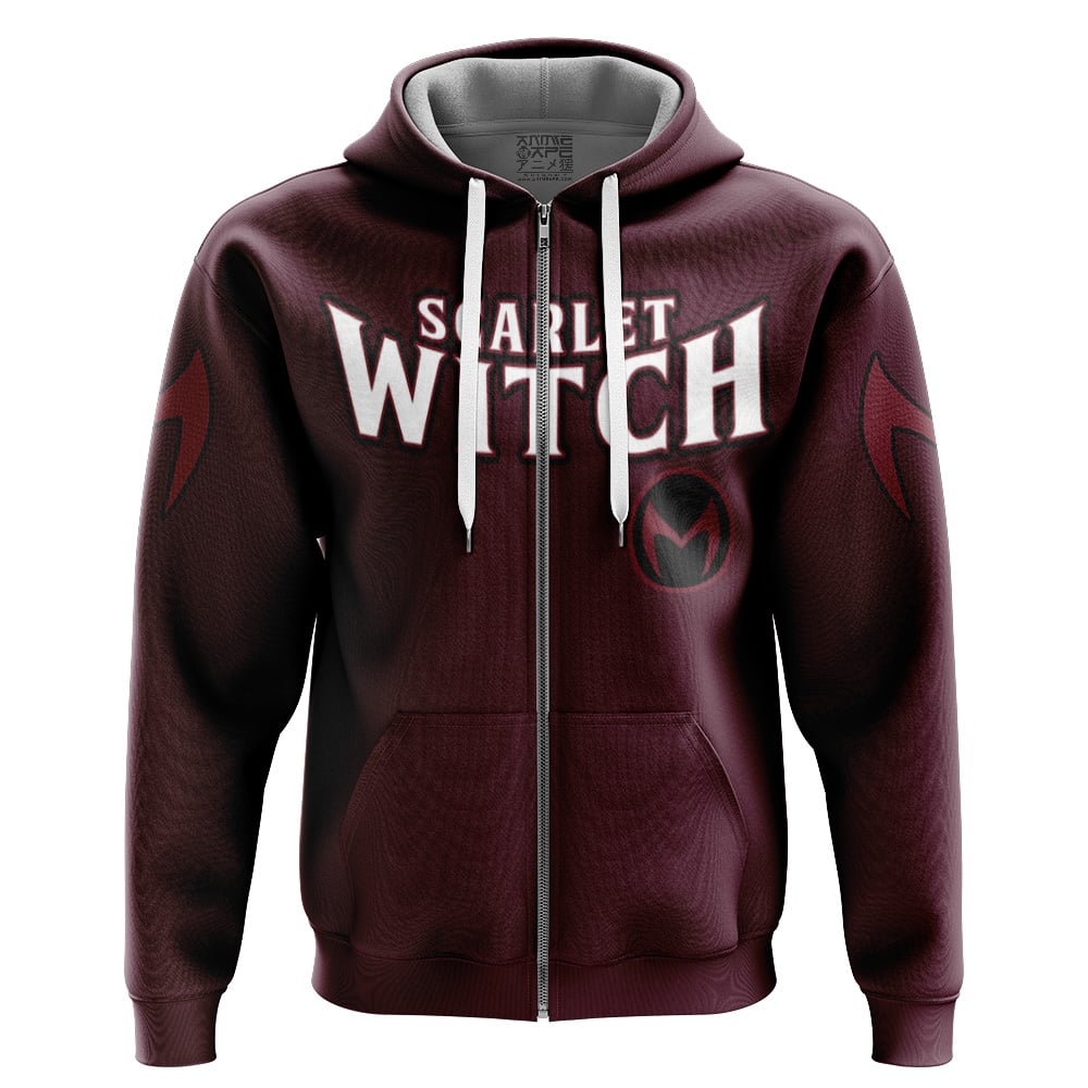 Scarlet Witch Marvel Zip Hoodie Jacket