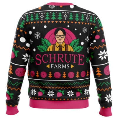 Schrute Farms The Office Ugly Christmas Sweater