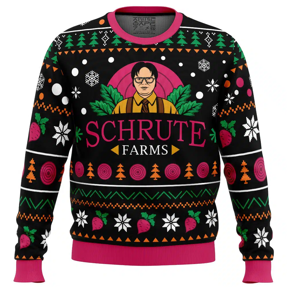 Schrute Farms The Office Ugly Christmas Sweater