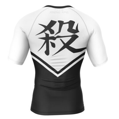 Shinazugawa Sanemi Demon Slayer Short Sleeve Rash Guard Compression Shirt