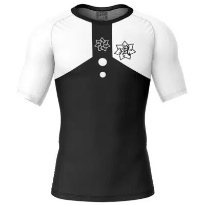 Shinazugawa Sanemi Demon Slayer Short Sleeve Rash Guard Compression Shirt