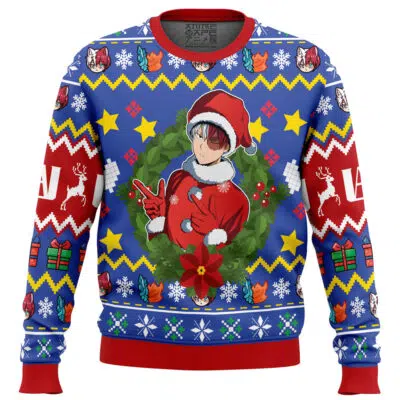 Christmas Shoto Todoroki My Hero Academia Ugly Christmas Sweater