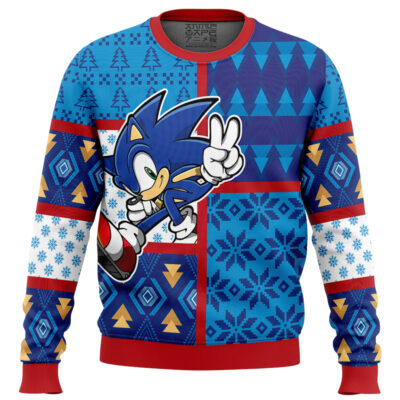 Sonic the Hedgehog Ugly Christmas Sweater