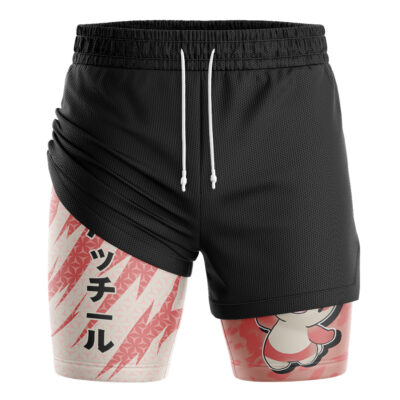 Spinda Attack V2 Pokemon 2-in-1 Performance Shorts