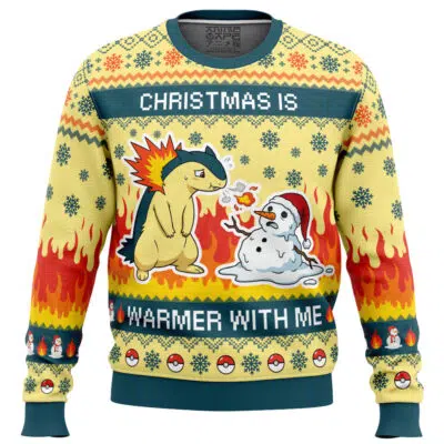 Typhlosion Warmer Pokemon Ugly Christmas Sweater