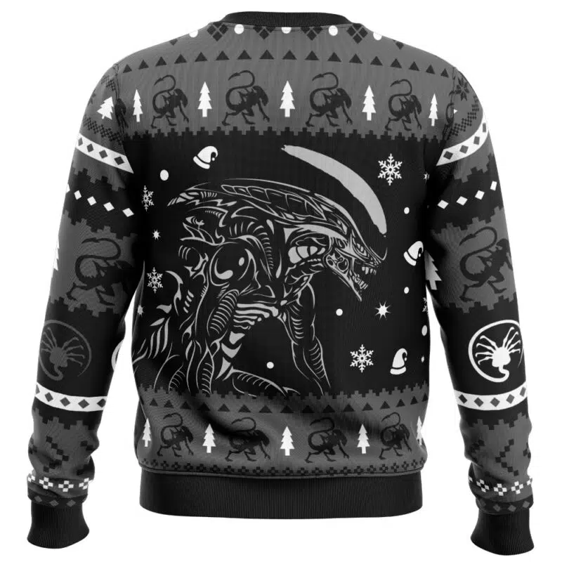 Xenomorph V2 Alien Ugly Christmas Sweater | Anime Ape