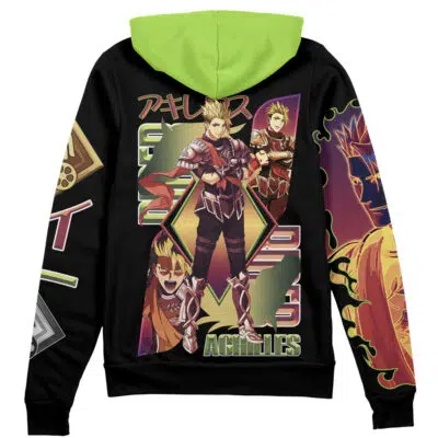Achilles Rider of Red Fate Apocrypha Streetwear Zip Hoodie Jacket