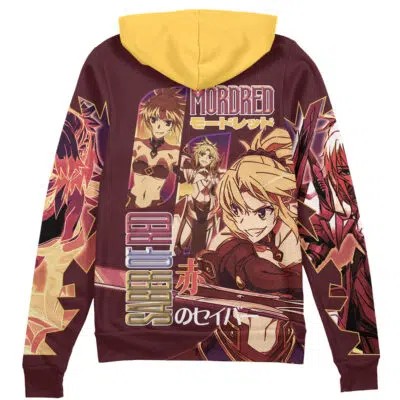Mordred Saber of the Red Fate Apocrypha Streetwear Zip Hoodie Jacket