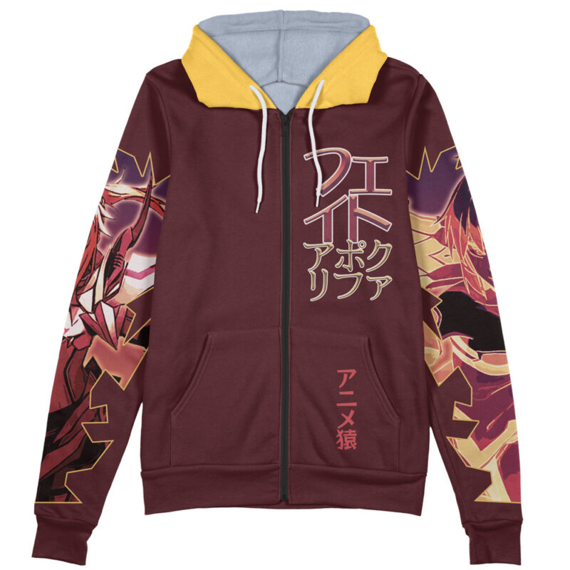 Mordred Saber of the Red Fate Apocrypha Streetwear Zip Hoodie