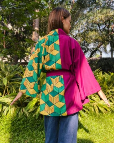 Giyu Tomioka Demon Slayer Happi Coat Haori Kimono