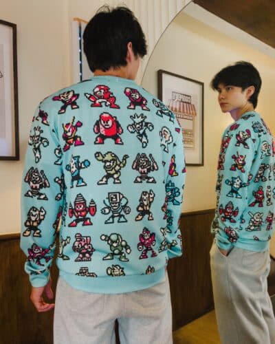 Bad Guys Mega Man Knitted Cardigan Sweater