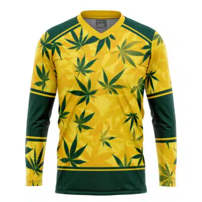 420 Pot Plants Pattern V2 Hockey Jersey