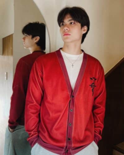Edward Fullmetal Alchemist Knitted Cardigan Sweater