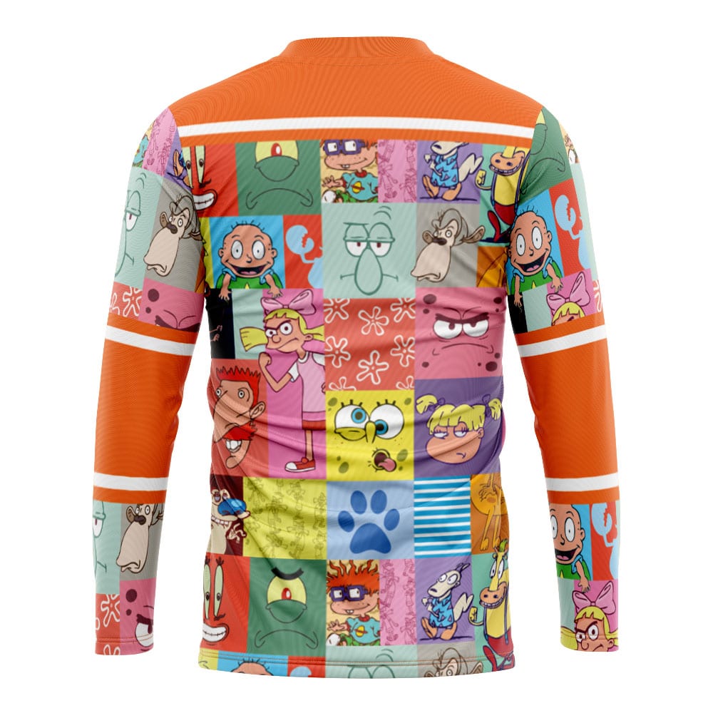 90's Nickelodeon V2 Hockey Jersey - Image 2