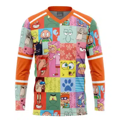 90's Nickelodeon V2 Hockey Jersey
