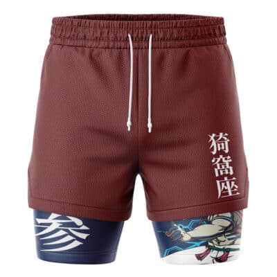 Akaza Upper Moon Demon Slayer 2-in-1 Performance Shorts