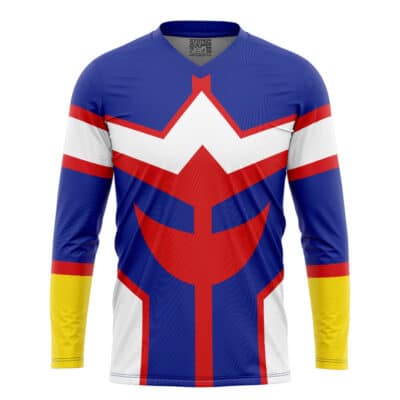 All Might My Hero Academia Hockey Jersey