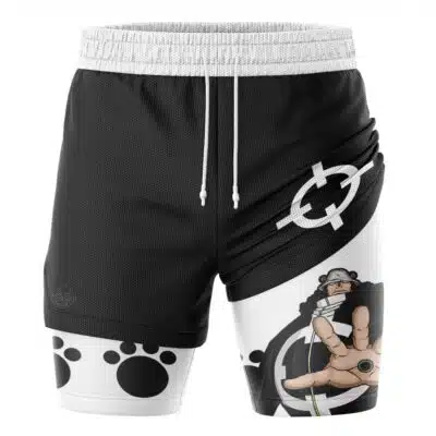 Bartholomew Kuma V2 One Piece 2-in-1 Performance Shorts