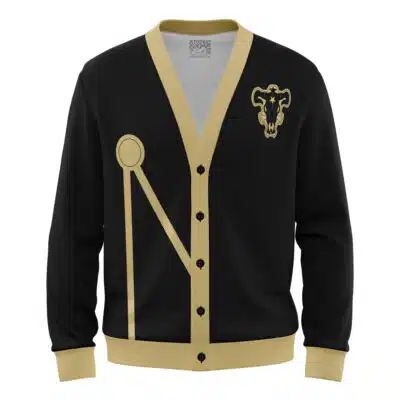 Black Bull Black Clover Knitted Cardigan Sweater