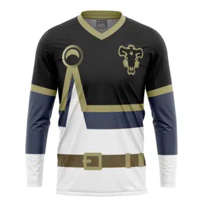 Black Bulls Black Clover Hockey Jersey
