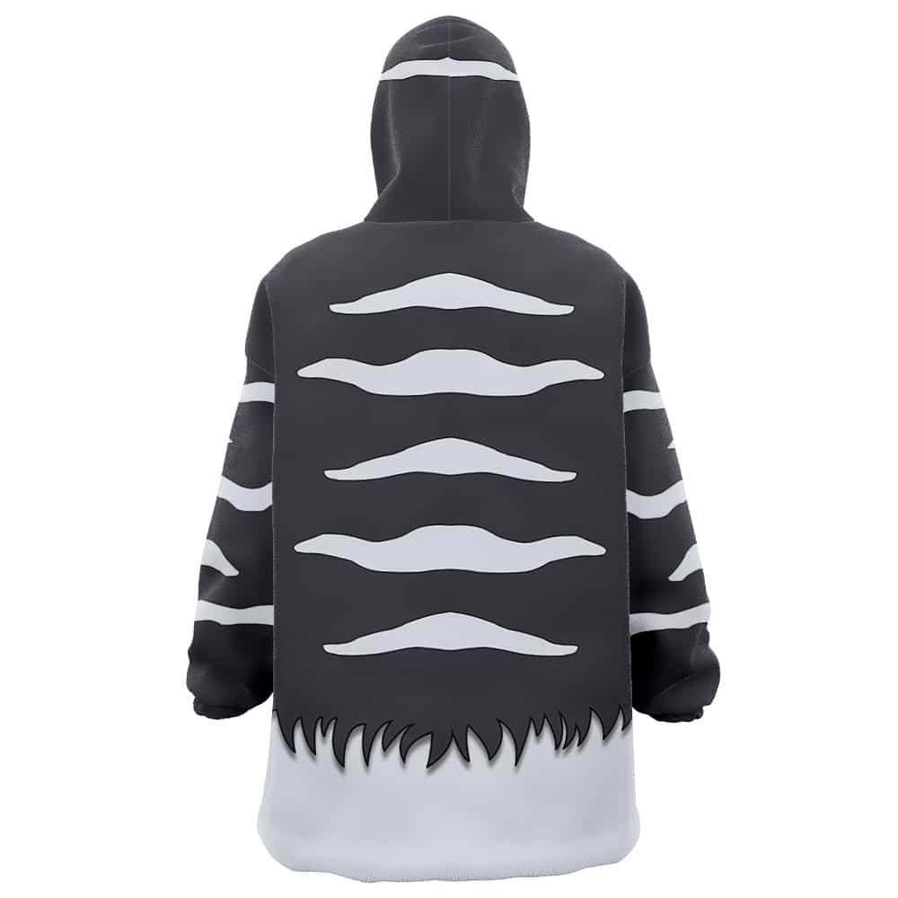 Black Gabumon Snug Oversized Blanket Hoodie - Image 3