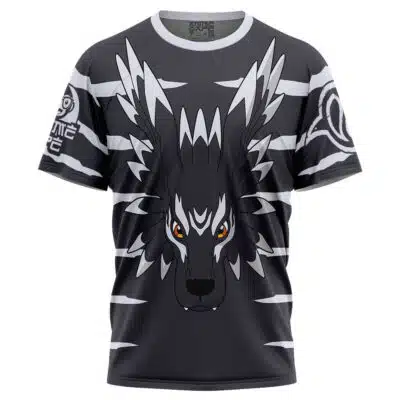 Black Garurumon Digimon T-Shirt