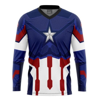 Captain America Marvel Hockey Jersey