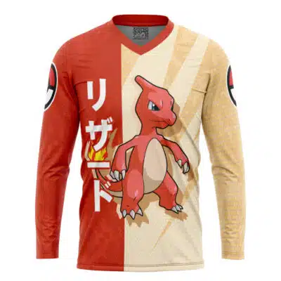 Charmeleon Attack Pokemon Hockey Jersey