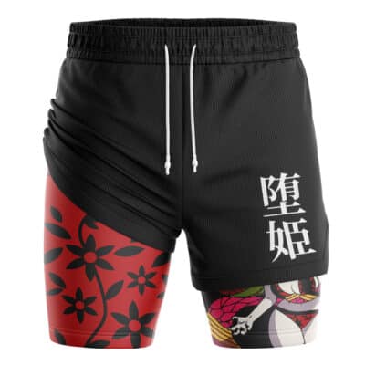 Daki Upper Moon Demon Slayer 2-in-1 Performance Shorts