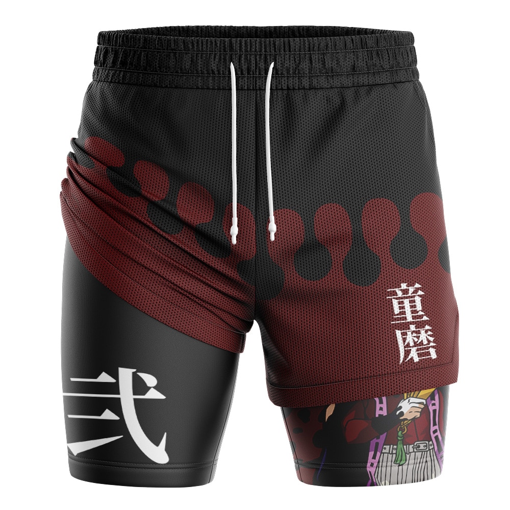 Doma Upper Moon Demon Slayer 2-in-1 Performance Shorts
