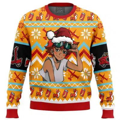 Edward Wong Cowboy Bebop Ugly Christmas Sweater