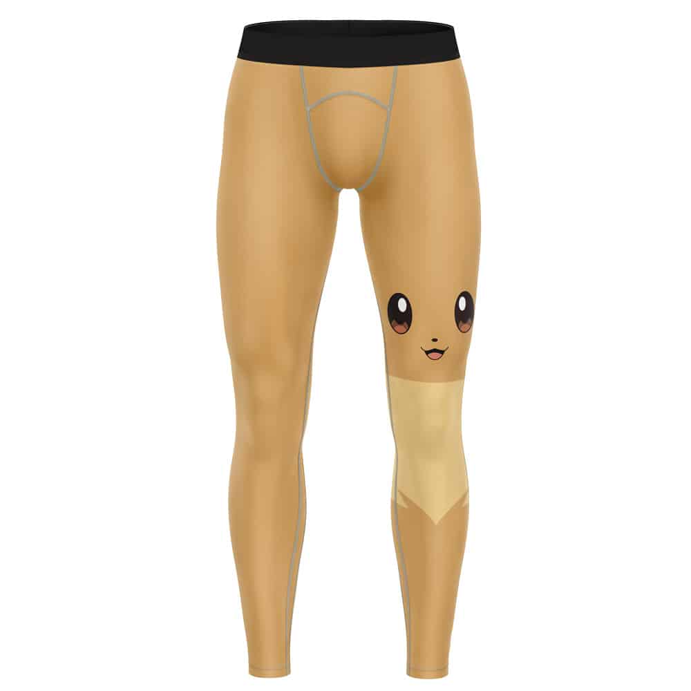 Eevee Face Pokemon Compression Pants Spats
