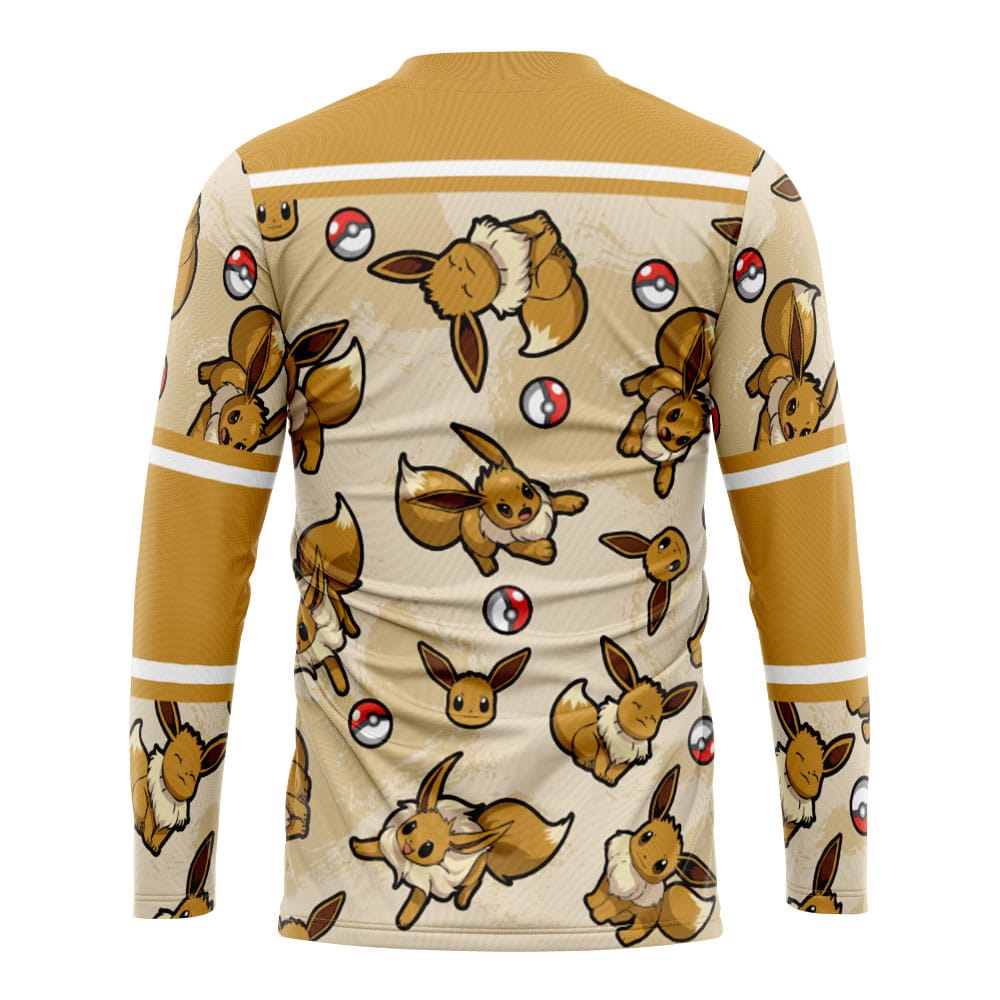 Eevee Pattern Pokemon Hockey Jersey - Image 2