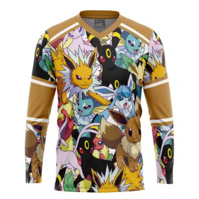 Eeveelutions Pokemon Hockey Jersey