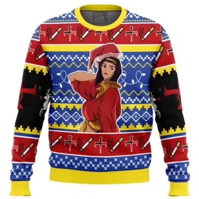 Faye Valentine Cowboy Bebop Ugly Christmas Sweater