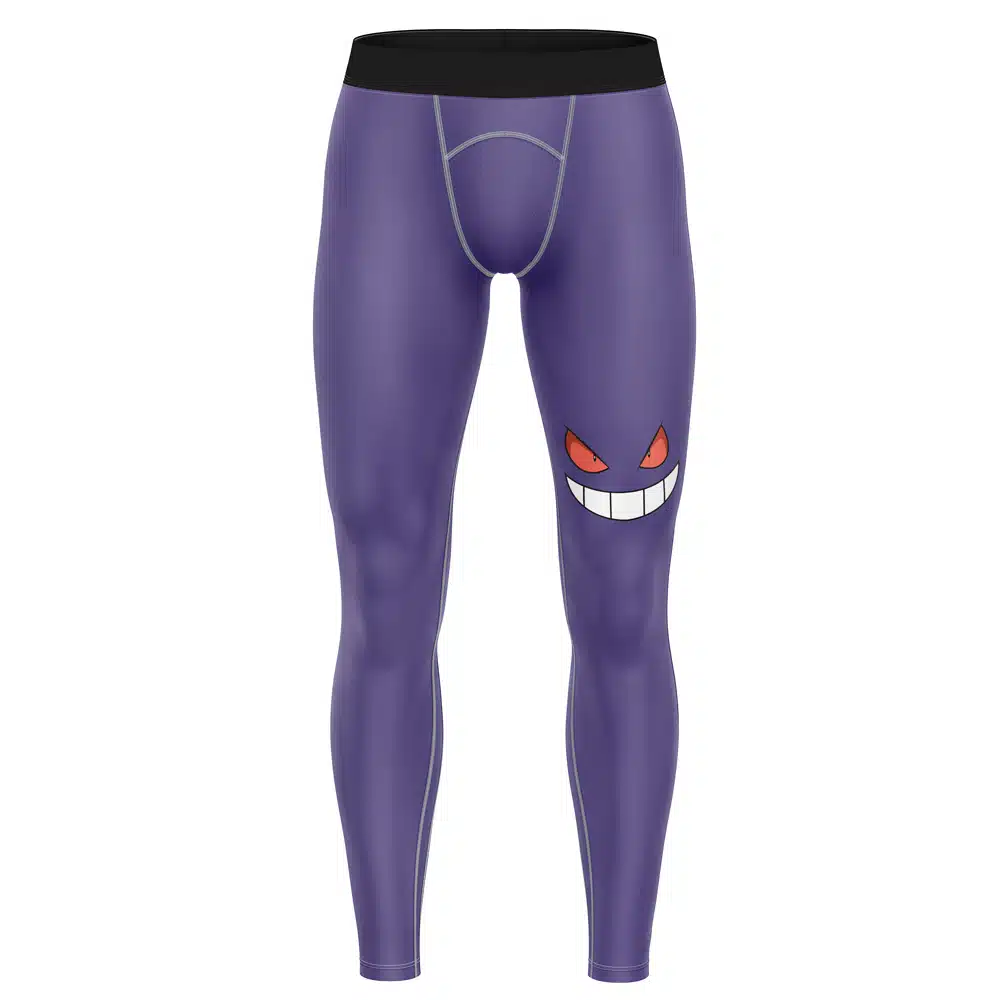 Gengar Face Pokemon Compression Pants Spats