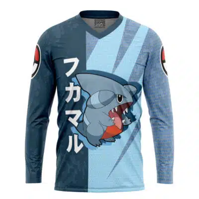 Gible Attack Pokemon Hockey Jersey