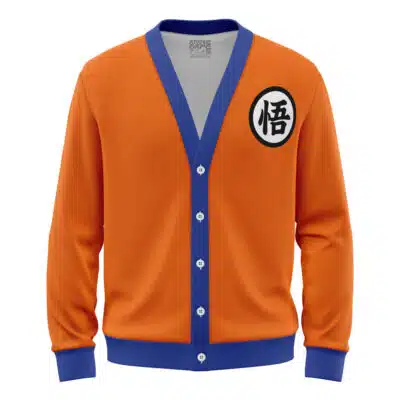 Goku Dragon Ball Z Knitted Cardigan Sweater