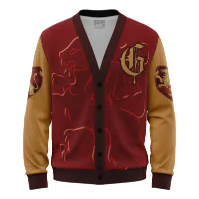 Gryffindor Harry Potter Knitted Cardigan Sweater