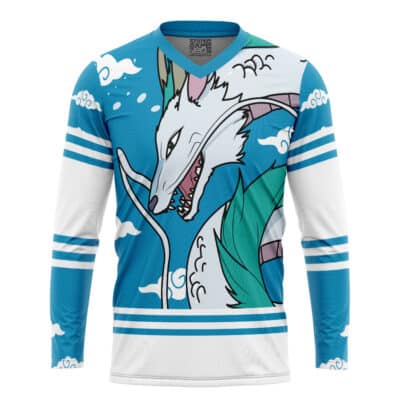 Haku Dragon Spirited Away Studio Ghibli Hockey Jersey