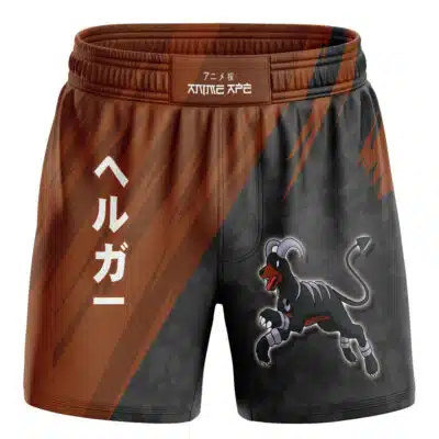 Houndoom Attack Pokemon BBJ MMA Fight Shorts