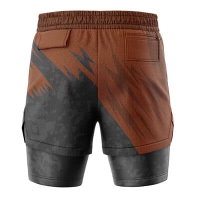 Houndoom Attack V1 Pokemon 2-in-1 Performance Shorts