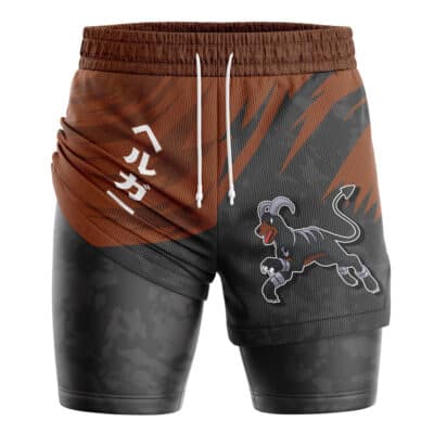 Houndoom Attack V1 Pokemon 2-in-1 Performance Shorts