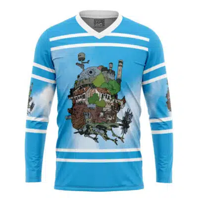 Howl's Moving Castle Studio Ghibli Hockey Jersey