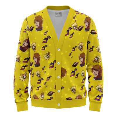 It Was Me Dio Jojo's Bizarre Adventure Knitted Cardigan Sweater