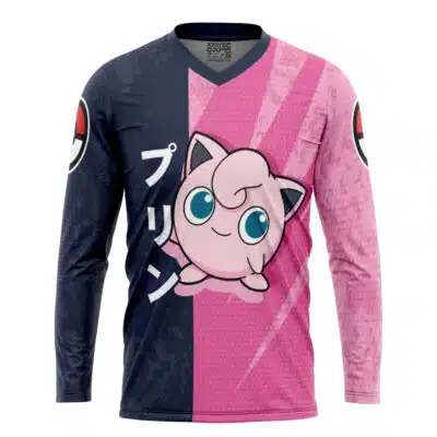 Jigglypuff Attack Pokemon Hockey Jersey