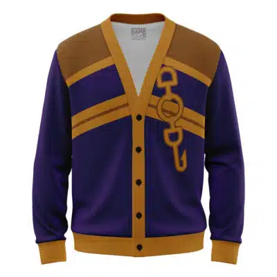 Jotaro Kujo Jojo's Bizarre Adventure Knitted Cardigan Sweater
